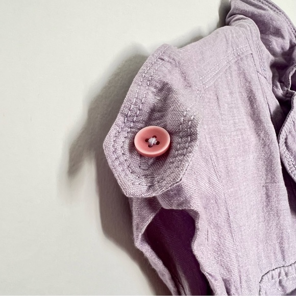 Lilac Linen Dress - Picture 6 of 8